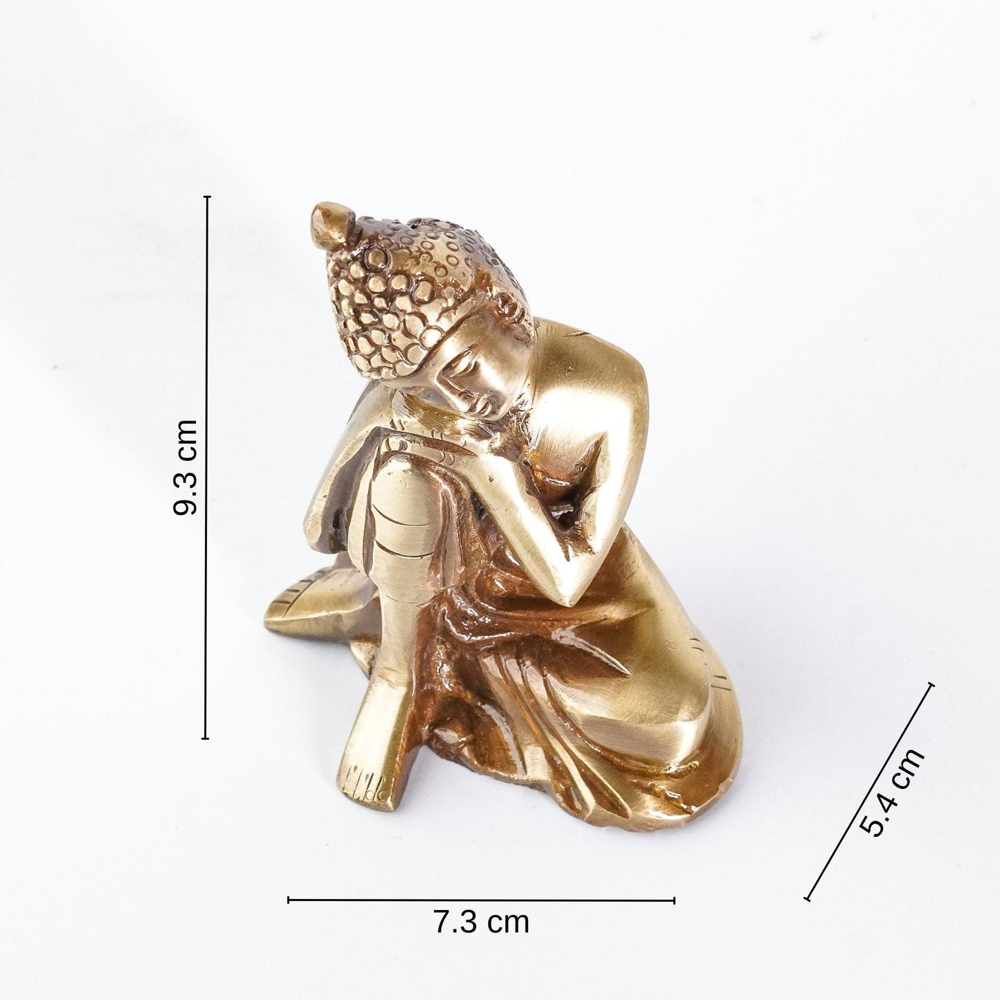 varyra buddha resting miniature showpiece product dimensions